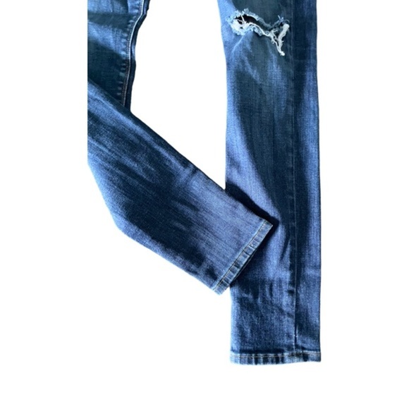 Hudson Nico Midrise Super Skinny Distressed Jeans Size 26 Color Wapa - Picture 3 of 12